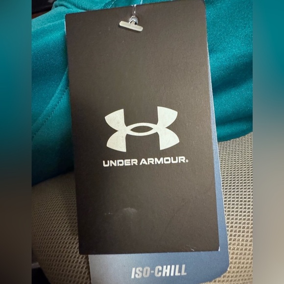 Under Armour Men's Spring Tech 1/4 Zip Long sleeve Teal NWT - Picture 6 of 6